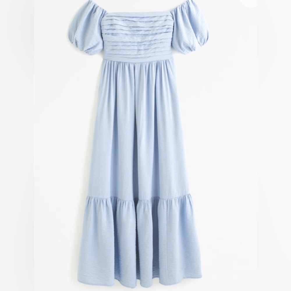 Abercrombie & Fitch A&F Emerson Off-The-Shoulder Maxi Dress